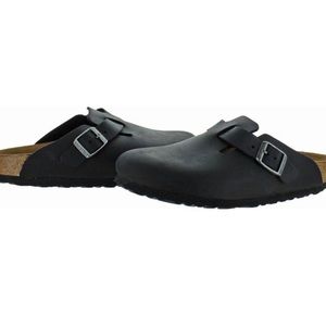 Birkenstock Women's Boston Vegan Leather Clog Shoes *Narrow* Fit NWOT